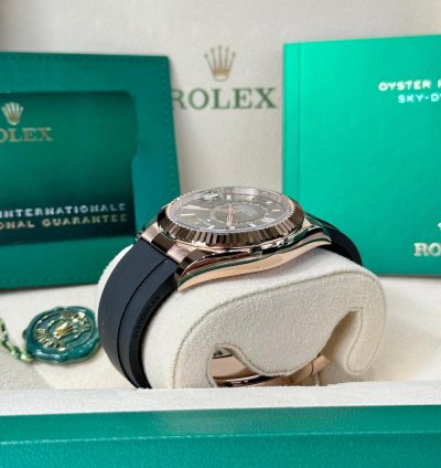 Rolex Sky-dweller Everose Gold Chocolate Dial 2024