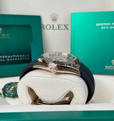 Rolex Sky-dweller Everose Gold Chocolate Dial 2024