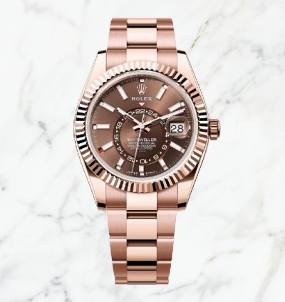 Rolex Sky-dweller Everose Gold Chocolate Dial 336935 unworn 2024
