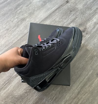 Aj3 Air Jordan 3 Retro Black Cat 2025 Sneakers Size 11