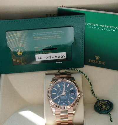 Rolex Sky-dweller Full Set Box Papers Manuals