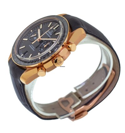 Omega Speedmaster 44 25mm Rose Gold Black Index Dial 311 63 44