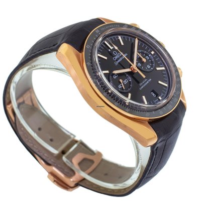 Omega Speedmaster 44 25mm Rose Gold Black Index Dial 311 63 44