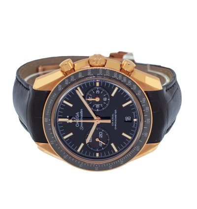 Omega Speedmaster 44 25mm Rose Gold Black Index Dial 311 63 44