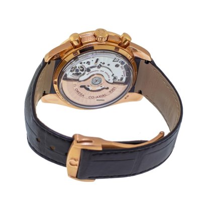Omega Speedmaster 44 25mm Rose Gold Black Index Dial 311 63 44