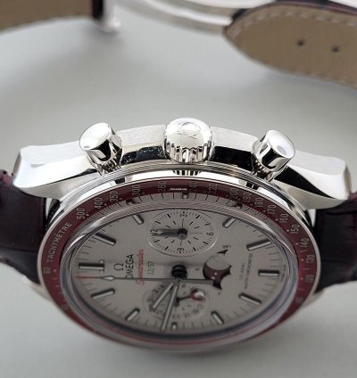 Omega Speedmaster 57 304 93 Platinum 44 25mm Moonphase Chronograph 57 Pcs Only