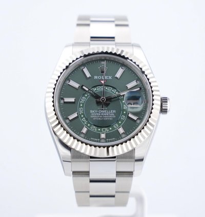 Rolex Sky-dweller Green Dial - Unworn - Box Papers 336934 2025