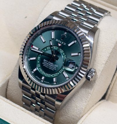 Rolex Sky-dweller Green Dial 2024