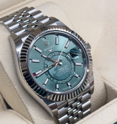 Rolex Sky-dweller Green Dial 2024