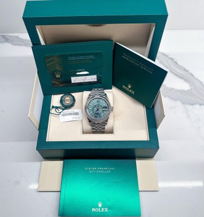 Rolex Sky-dweller Green Dial 2024