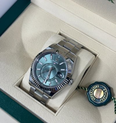 Rolex Sky-dweller Green Dial 336934 Oyster Bracelet New 2023