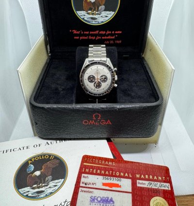 Omega Speedmaster Apollo 11 35th Anniversary Full Set