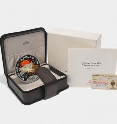 Omega Speedmaster Apollo 13 25th Anniversary 3595 52 Limited Steel 42mm Box Papers