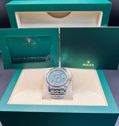 Rolex Sky-dweller Green Dial Jubilee