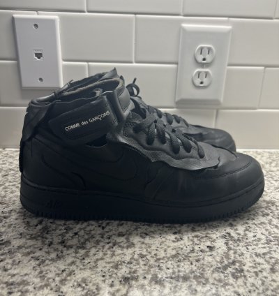 Cdg Air Force 1 black