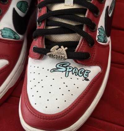 Chrome Hearts Nike Matty Boy Hand Drawn Lowtop Dunk Sneakers