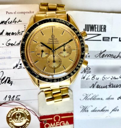 Omega Speedmaster Apollo Unique Complete Set 345 0802