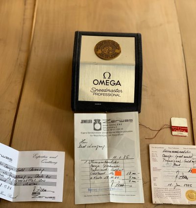 Omega Speedmaster Apollo Unique Complete Set 345 0802