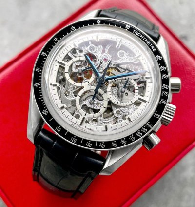 Omega Speedmaster Apollo Xi 25th Platinum Skeleton 3096 30 - 50 Pieces Made