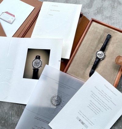 Omega Speedmaster Apollo Xi 25th Platinum Skeleton 3096 30 - 50 Pieces Made