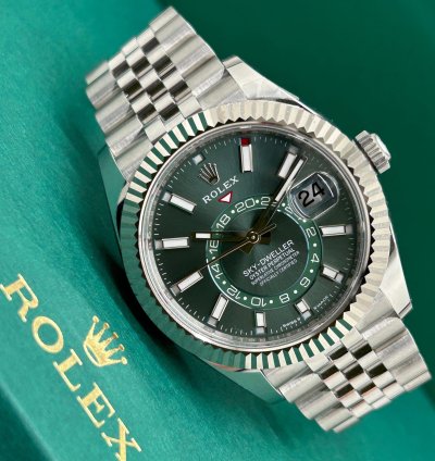 Rolex Sky-dweller Green Mint Dial - Ref 336934 - New 2025