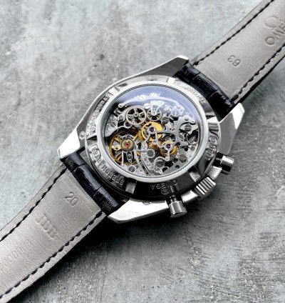 Omega Speedmaster Apollo Xi 25th Platinum Skeleton 3096 30 - 50 Pieces Made