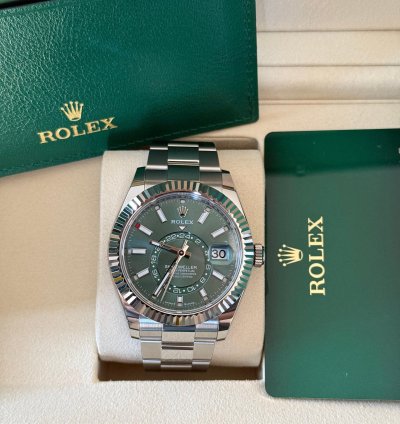 Rolex Sky-dweller Green New 2025