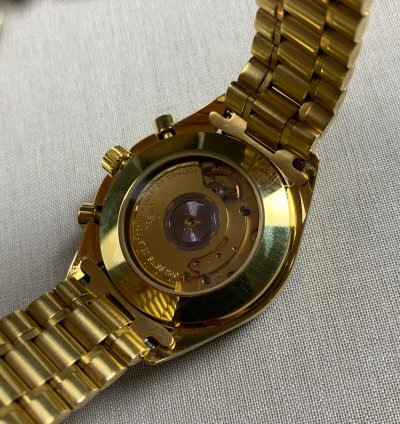 Omega Speedmaster Automatic Chronograph In Yellow Gold 3112 50 00