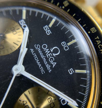 Omega Speedmaster Automatic Chronograph In Yellow Gold 3112 50 00