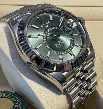 Rolex Sky-dweller Green New Full Set 11 2024
