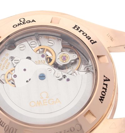 Omega Speedmaster Broad Arrow 1957 Rose Gold Mens Watch 321 53 42 50 01 001