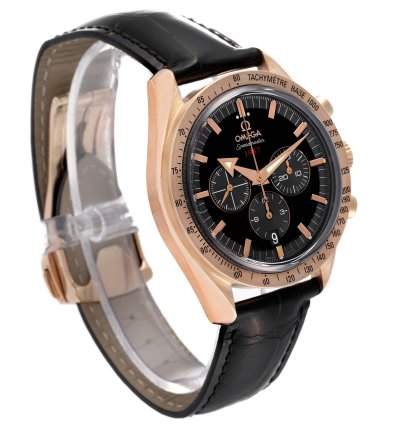 Omega Speedmaster Broad Arrow 1957 Rose Gold Mens Watch 321 53 42 50 01 001