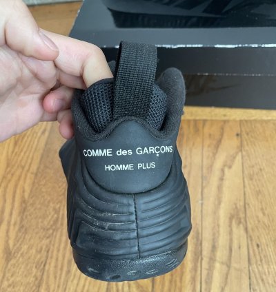 Comme Des Gar Ons Nike Foamposite Black