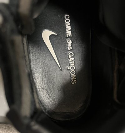 Comme Des Garcons Air Force 1 Mid Black Sail