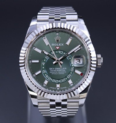 Rolex Sky-dweller In Stock New Sky-dweller Green Dial