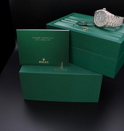 Rolex Sky-dweller In Stock New Sky-dweller Green Dial