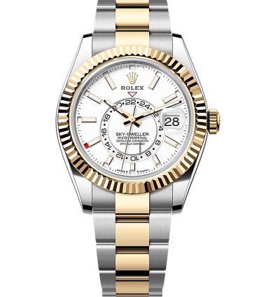 Rolex Sky-dweller Intense White Dial Oyster
