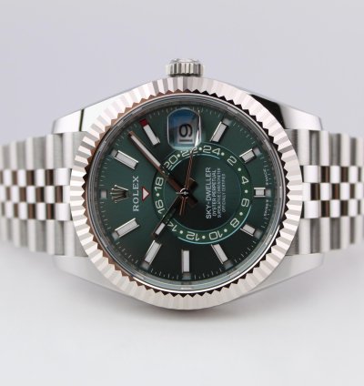 Rolex Sky-dweller Jubilee - 2024 Full Set - Mint Green