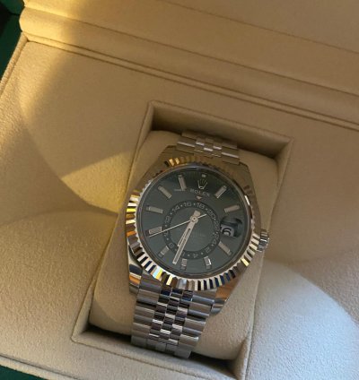 Rolex Sky-dweller Jubilee Mint Green 12 2023 Ref 336934