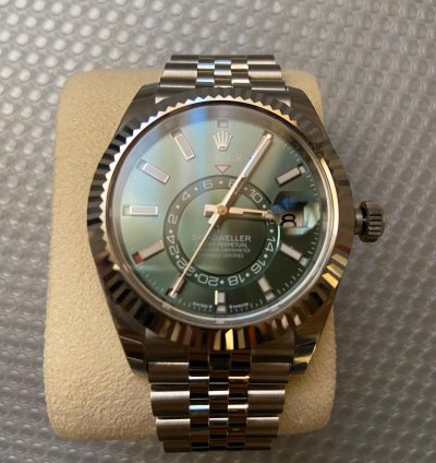 Rolex Sky-dweller Jubilee Mint Green 12 2023 Ref 336934