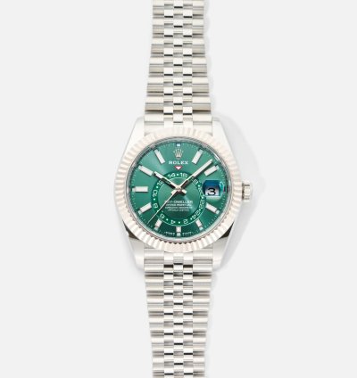 Rolex Sky-dweller Jubilee Mint Green 336934-0002 2024 Box And Papers