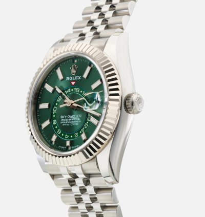 Rolex Sky-dweller Jubilee Mint Green 336934-0002 2024 Box And Papers