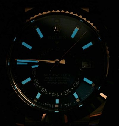 Rolex Sky-dweller Mint Complete Set Sky-dweller Jubilee 42mm Blue 18k Everose Gold 336935