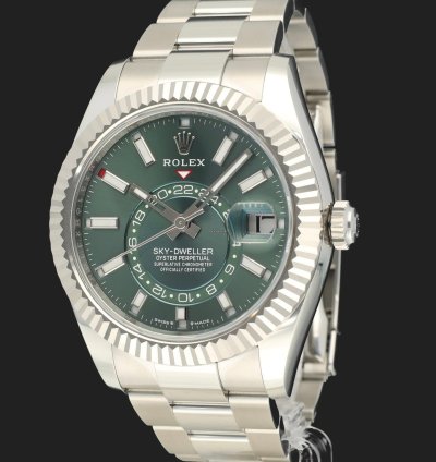 Rolex Sky-dweller Mint Green Dial 336934 New