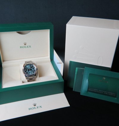 Rolex Sky-dweller Mint Green Dial 336934 New