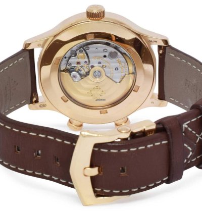 Patek Philippe 5524 Complications 18k Rose Gold Pilots Watch 23 5524r