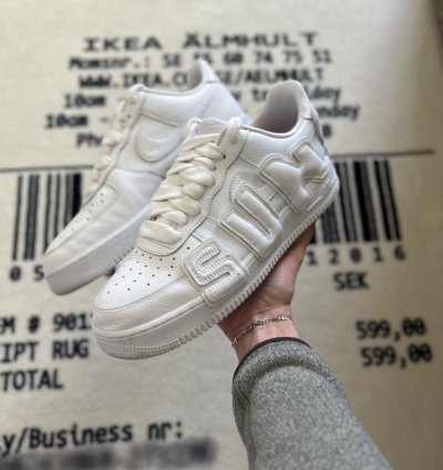 Cpfm Nike Air Force 1 Low White Size 10m