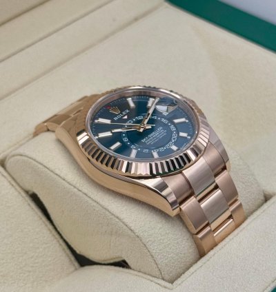 Rolex Sky-dweller New 2024 Rolex Sky-dweller 42mm 336935 Rose Gold Oyster Blue Dial