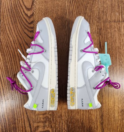 Dm1602-110 Nike Off-white Dunk Low Lot 21
