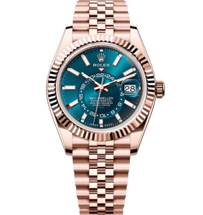 Rolex Sky-dweller New 2025 336935 Blue Jubilee 18k Rose Gold 42 Mm